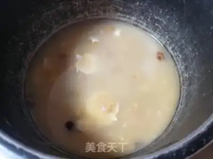 Make A duck and a bean porridge step 4