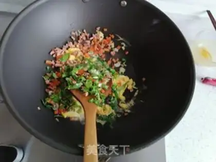 Make Egg fried rice step 4