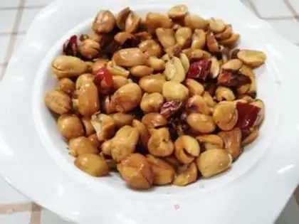 Make Spicy peanuts step 15