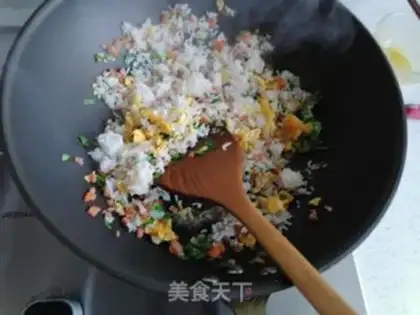 Make Egg fried rice step 5