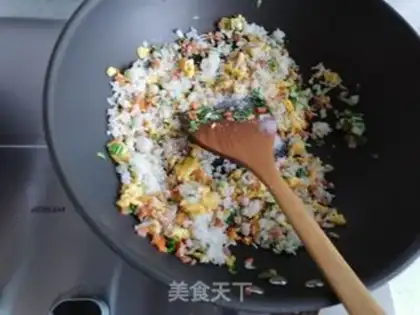 Make Egg fried rice step 6