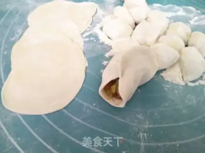 Make Pork celery dumplings step 6