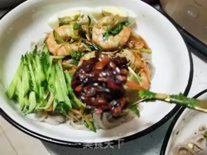 Make Shrimp-fresh noodles step 14