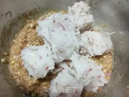 Make Pork radish balls step 11
