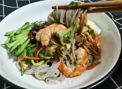 Make Shrimp-fresh noodles step 18