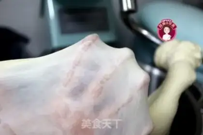 Make Polish red bean horn steak bag step 5