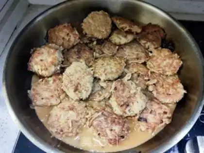 Make Pork radish balls step 21