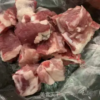 Make Five bouquets of ribs and bean dry step 0