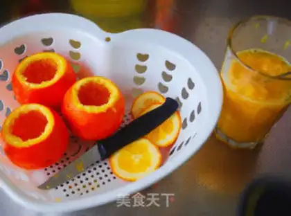 Make Fresh orange eggs step 1