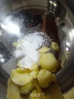 Make Coco almond cookies step 1