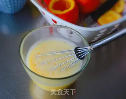 Make Fresh orange eggs step 2