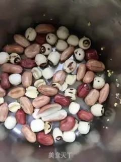 Make Peanut Lotus rice step 7