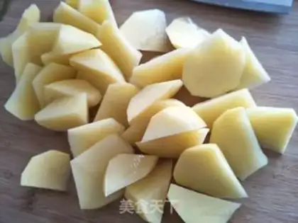 Make Chicken wings and potatoes step 1