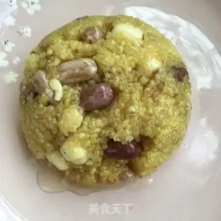 Make Peanut Lotus rice step 13