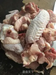 Make Dragon-tooth potato chicken step 4