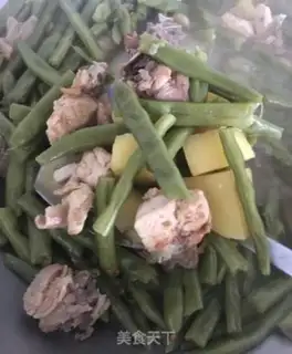 Make Dragon-tooth potato chicken step 5