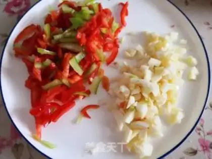 Make Dragon-tooth potato chicken step 6