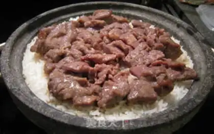 Make Rock pot beef rice step 11