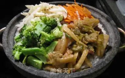 Make Rock pot beef rice step 12