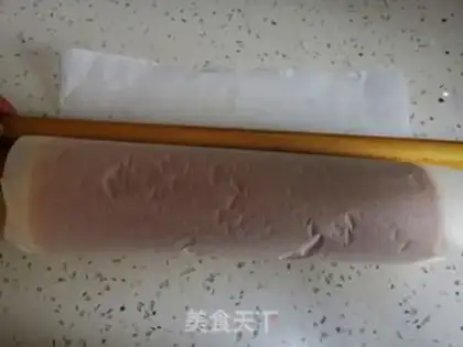 Make Mango cream roll step 18
