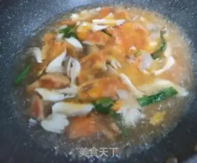 Make Tomato tofu mushroom soup step 3