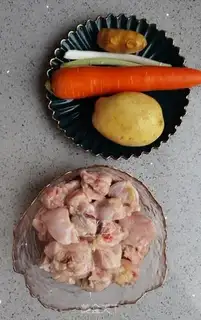Make ♪ Wing root and potatoes ♪ step 1