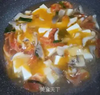 Make Tomato tofu mushroom soup step 5