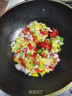 Make Seafood pizza step 3