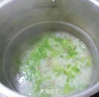 Make The rice congee step 9