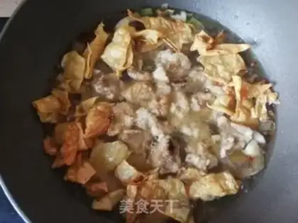 Make Pumpkin-cooked chicken step 8