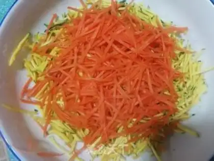 Make A carrot pumpkin pancakes step 3
