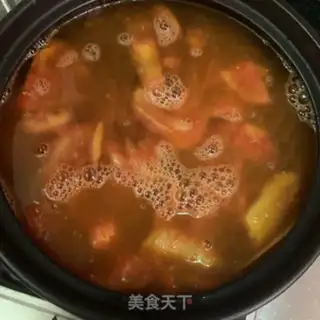 Make Tomato dragon caviar tail soup step 7