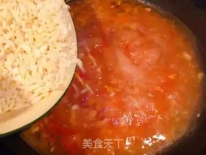 Make Celery-leaved tomato mushroom pork puff soup step 8