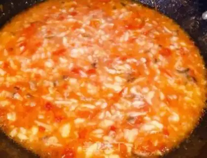 Make Celery-leaved tomato mushroom pork puff soup step 9