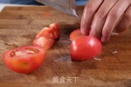 Make Red tomato lamb step 1