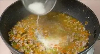 Make Meat tofu eggs step 9
