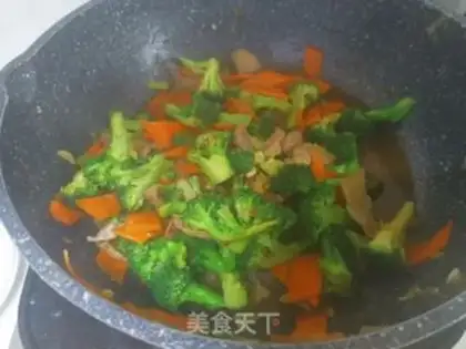 Make Meat and broccoli step 6