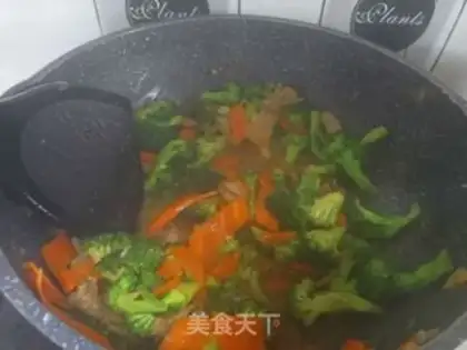 Make Meat and broccoli step 7