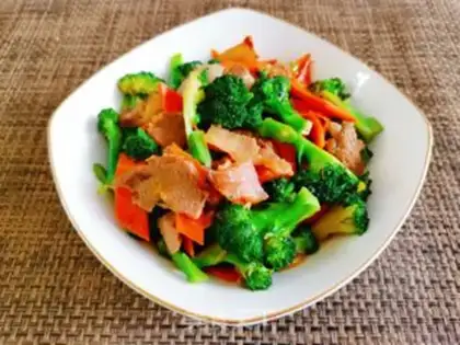 Make Meat and broccoli step 8
