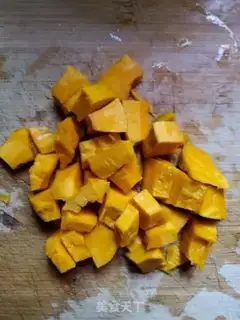 Make Pumpkin rice step 3