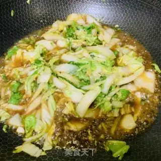 Make The vinegar cabbage for dinner step 6