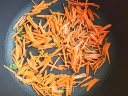 Make Carrot eggs step 4