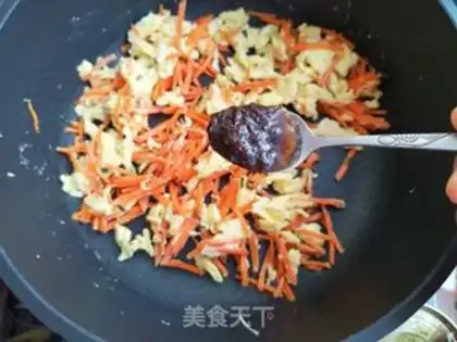 Make Carrot eggs step 6