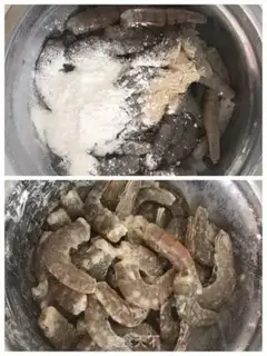 Make Fried shrimp step 1