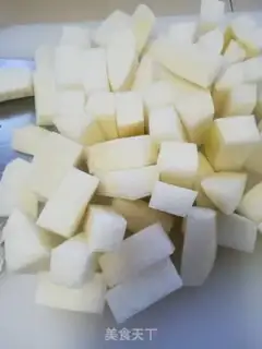 Make Meat and radish step 0