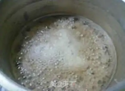 Make Double red rice congee step 10