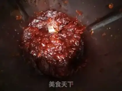 Make Homemade no-adding mountain cake step 5