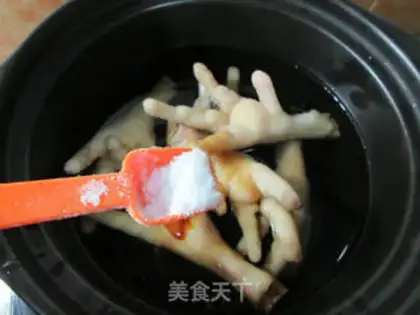 Make Crab-fruit chicken claws step 5