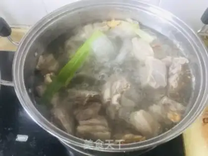 Make A lamb stew of radish step 4