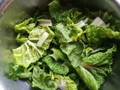 Make Yellow cabbage makes artificial meat step 1
